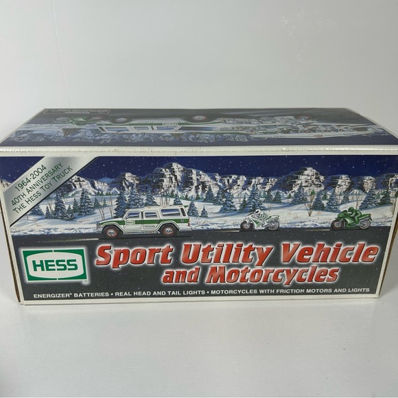 2004 HESS Truck Sport Utility Vehicle And Motorcycles 40th Anniversary Edition - Picture 7 of 7